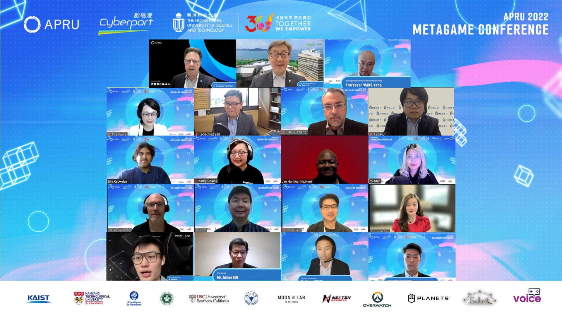 APRU - Association of Pacific Rim Universities - We are going live soon!  Join today! #APRU #MetaGame Conference Cyberport 數碼港More at www.apru- metagames.org
